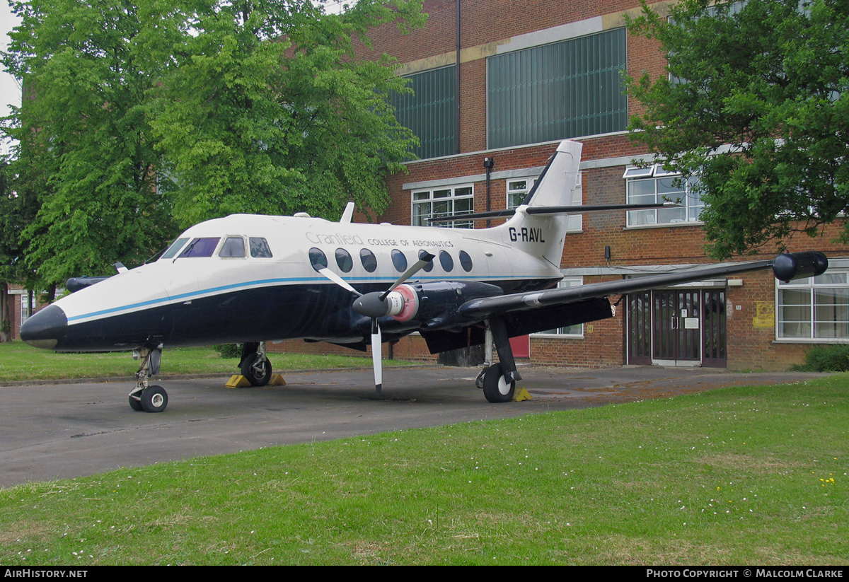 Aircraft Photo of G-RAVL | Handley Page HP-137 Jetstream 200 | Cranfield College of Aeronautics | AirHistory.net #86395