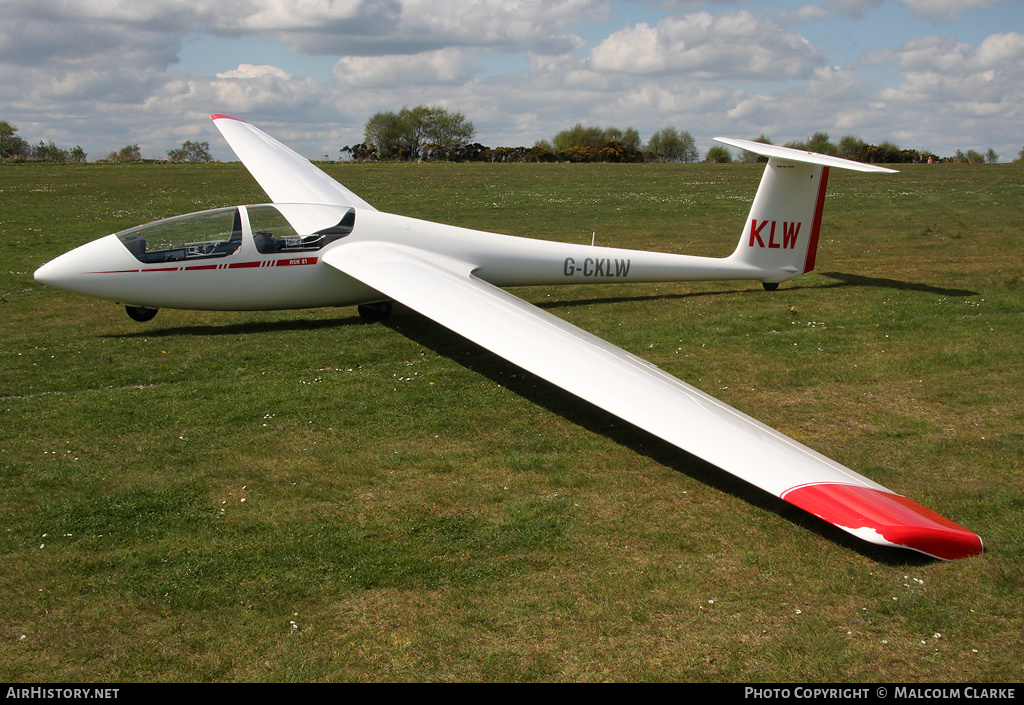 Aircraft Photo of G-CKLW | Schleicher ASK-21 | Yorkshire Gliding Club | AirHistory.net #86411