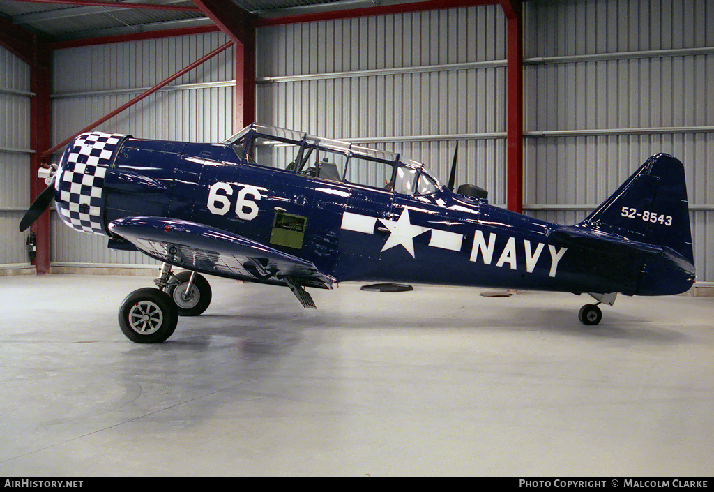 Aircraft Photo of G-BUKY / 52-8543 | North American T-6J Harvard Mk IV | USA - Navy | AirHistory.net #86428
