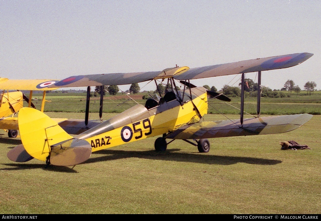 Aircraft Photo of G-ARAZ | De Havilland D.H. 82A Tiger Moth II | UK - Air Force | AirHistory.net #86440