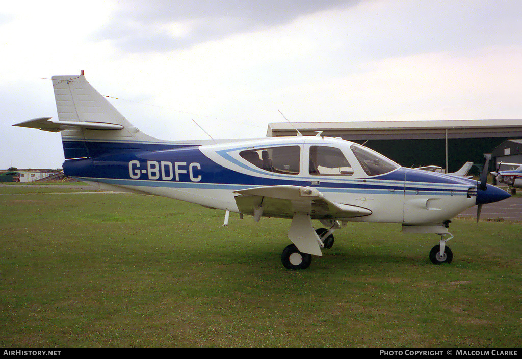 Aircraft Photo of G-BDFC | Rockwell Commander 112A | AirHistory.net #86453