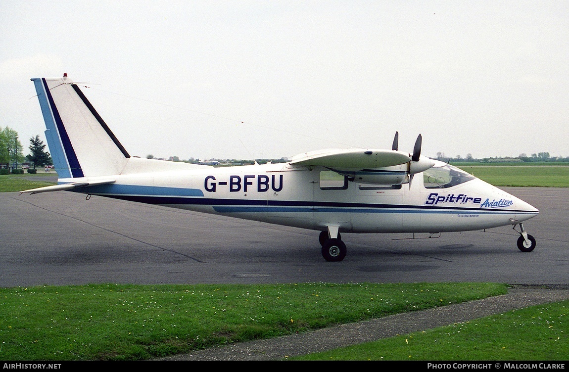 Aircraft Photo of G-BFBU | Partenavia P-68B Victor | Spitfire Aviation | AirHistory.net #86491