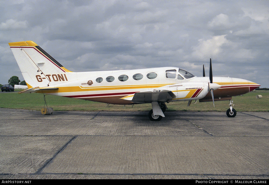 Aircraft Photo of G-TONI | Cessna 421C Golden Eagle | AirHistory.net #86512