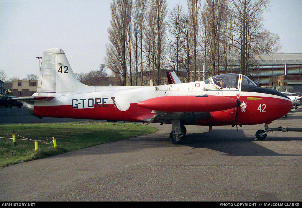 Aircraft Photo of G-TORE | Hunting P.84 Jet Provost T3A | AirHistory.net #86518