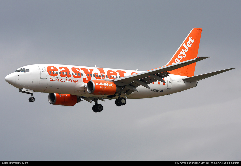 Aircraft Photo of G-EZKB | Boeing 737-73V | EasyJet | AirHistory.net #86552