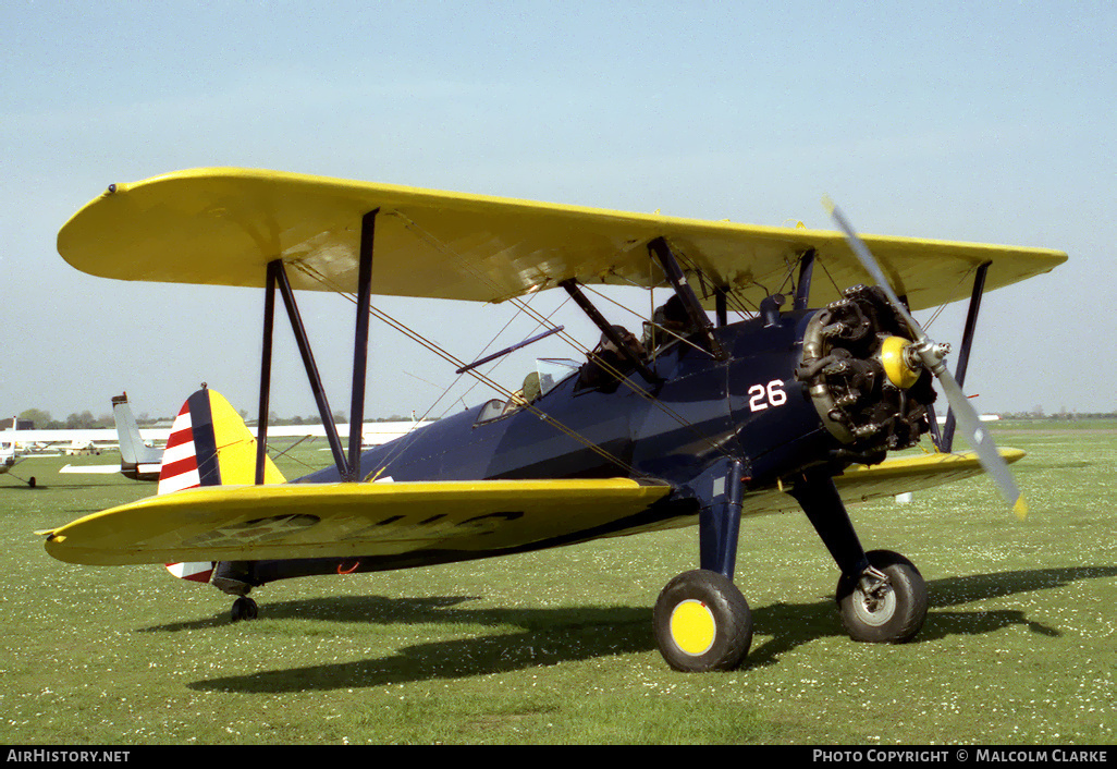 Aircraft Photo of G-BAVO | Boeing PT-17 Kaydet (A75N1) | USA - Air Force | AirHistory.net #86576