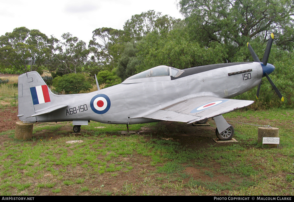 Aircraft Photo of A68-150 | Commonwealth CA-18 Mustang 23 (P-51D) (replica) | Australia - Air Force | AirHistory.net #86593