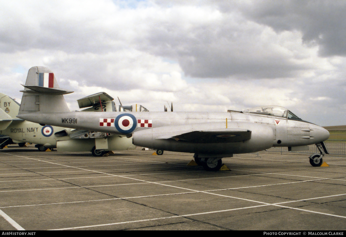 Aircraft Photo of WK991 | Gloster Meteor F8 | UK - Air Force | AirHistory.net #86600
