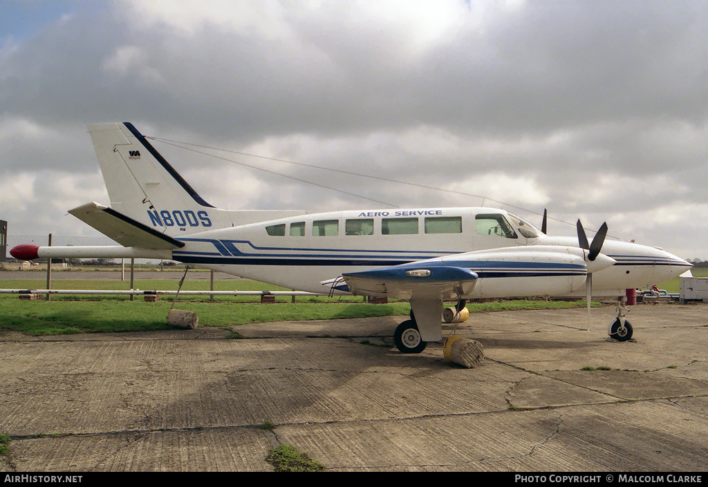 Aircraft Photo of N80DS | Cessna 404 Titan | Aero Service | AirHistory.net #86656