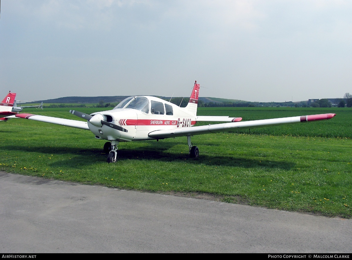 Aircraft Photo of G-SACT | Piper PA-28-161 Cadet | Sherburn Aero Club | AirHistory.net #86660