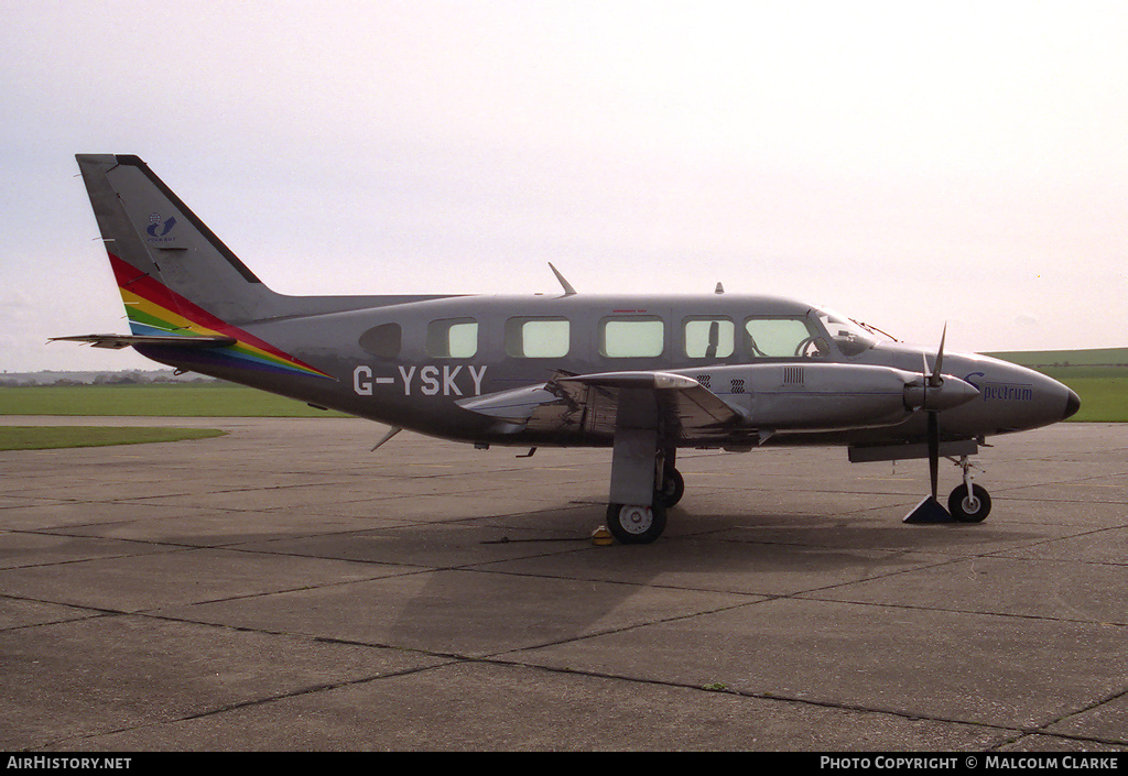 Aircraft Photo of G-YSKY | Piper PA-31-350 Navajo Chieftain | Clacton Aeroclub | AirHistory.net #86668