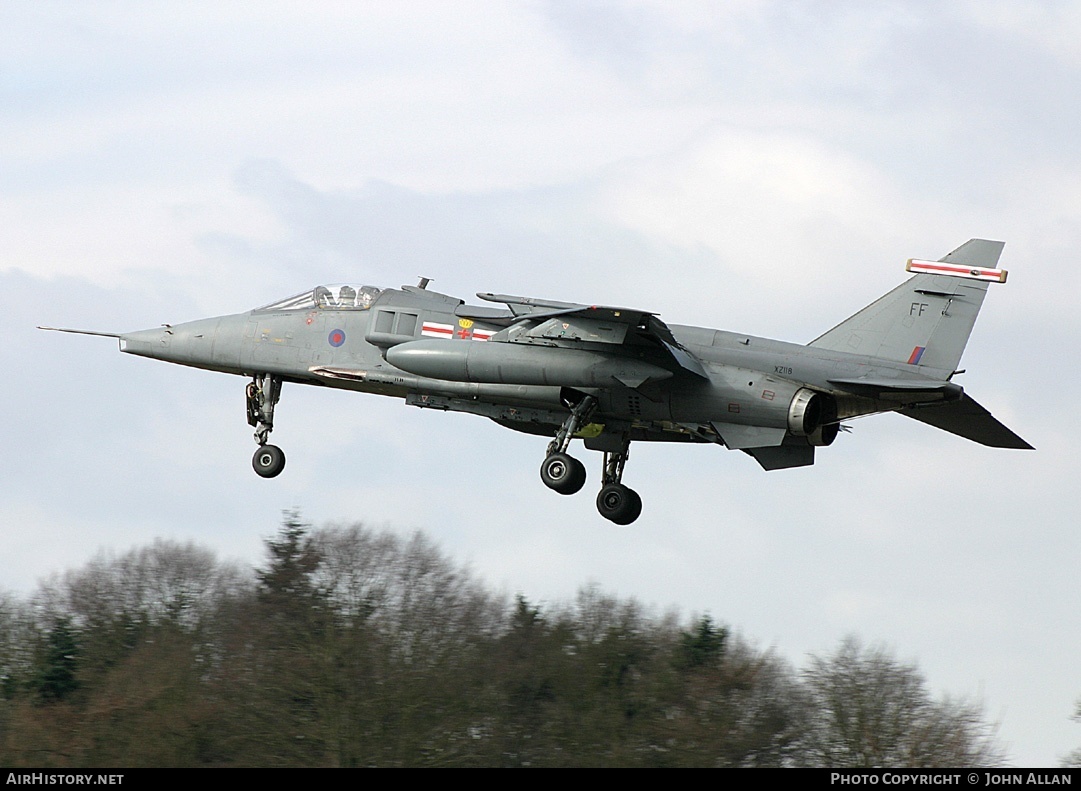 Aircraft Photo of XZ118 | Sepecat Jaguar GR3A | UK - Air Force | AirHistory.net #86695