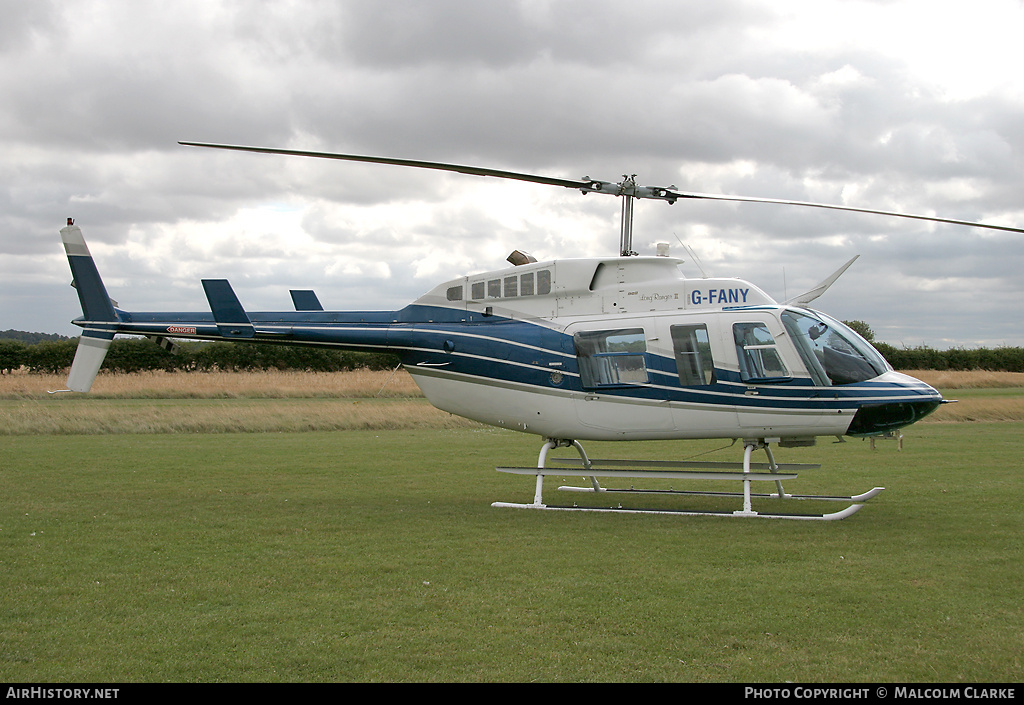 Aircraft Photo of G-FANY | Bell 206L-1 LongRanger II | AirHistory.net #86705