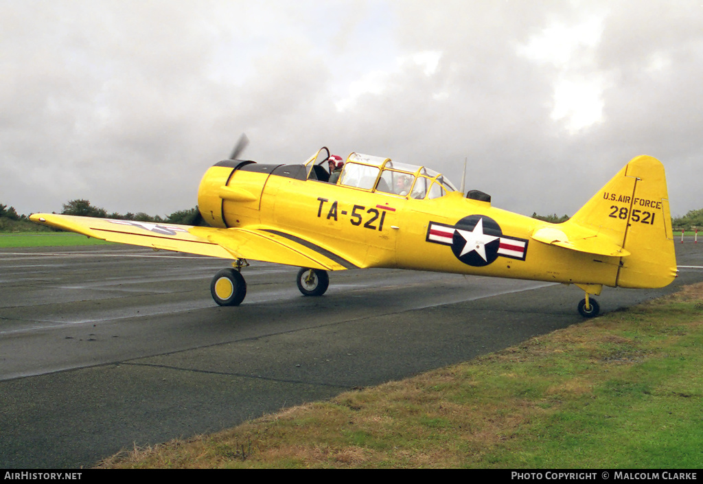 Aircraft Photo of G-TVIJ / 28521 | North American T-6J Harvard Mk IV | USA - Air Force | AirHistory.net #86767