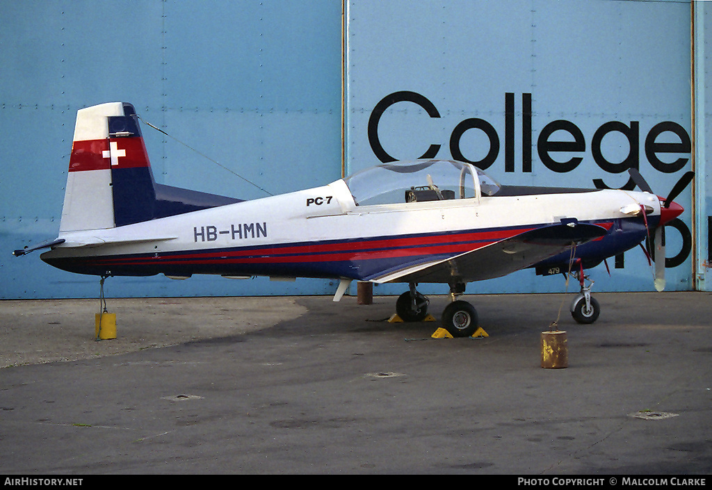 Aircraft Photo of HB-HMN | Pilatus PC-7 | AirHistory.net #86792
