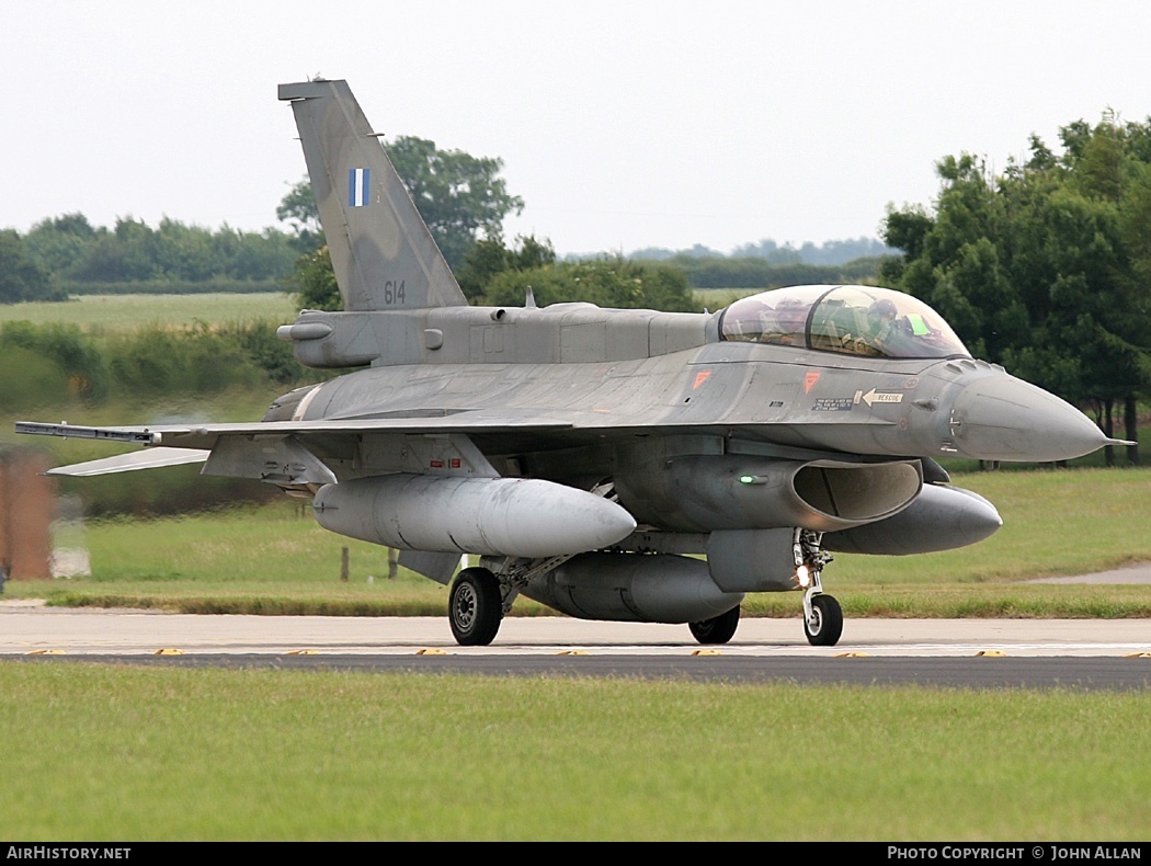 Aircraft Photo of 614 | Lockheed Martin F-16DJ Fighting Falcon | Greece - Air Force | AirHistory.net #86822