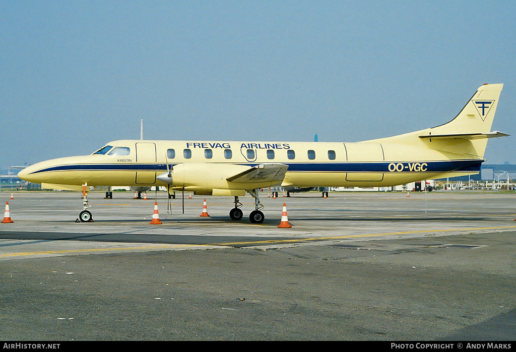 Aircraft Photo of OO-VGC | Swearingen SA-226AT Merlin IVA | Frevag Airlines | AirHistory.net #86841
