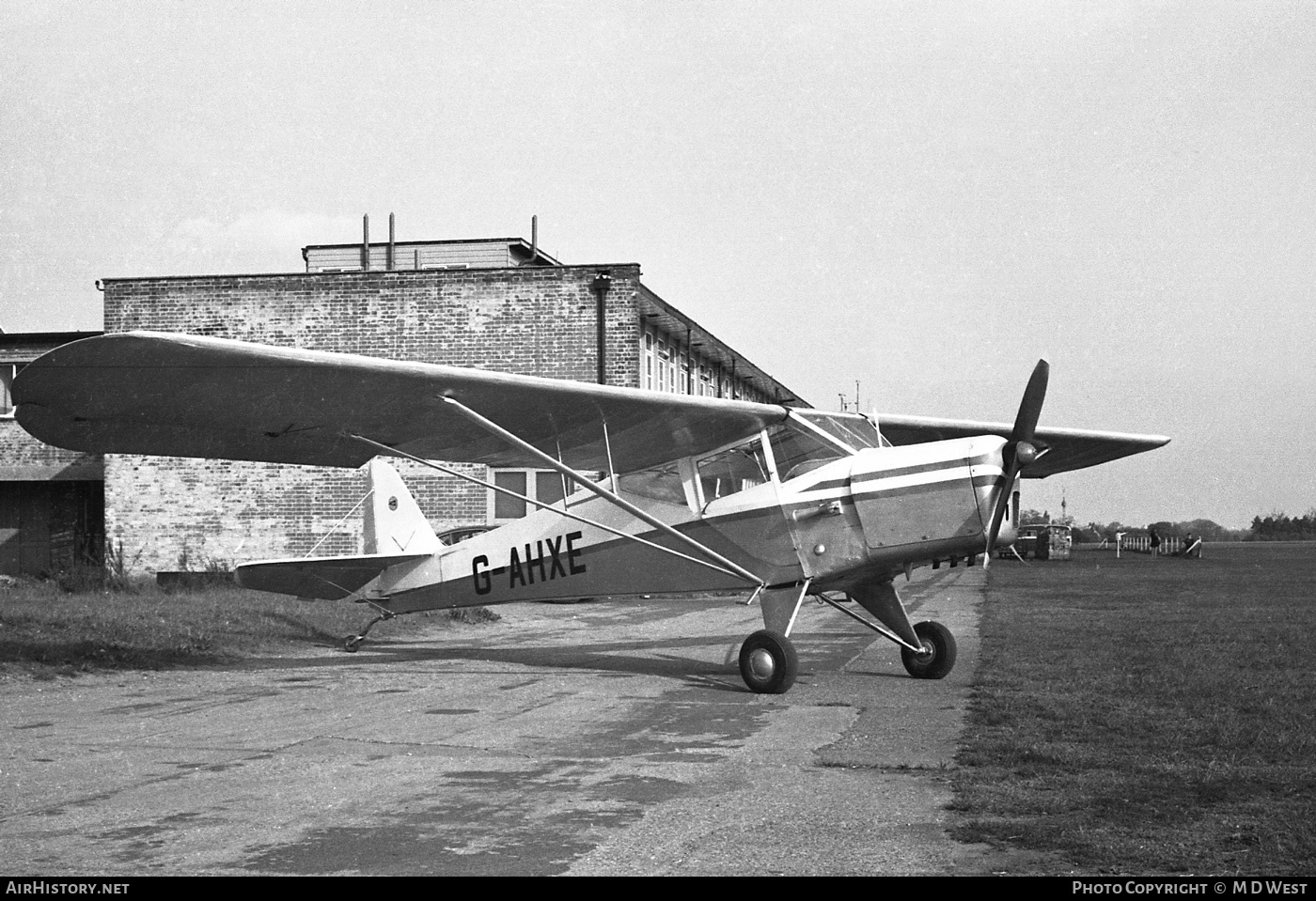 Aircraft Photo of G-AHXE | Taylorcraft Plus D | AirHistory.net #86842