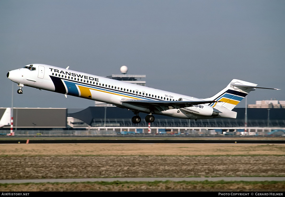 Aircraft Photo of SE-DHI | McDonnell Douglas MD-87 (DC-9-87) | Transwede Airways | AirHistory.net #86863