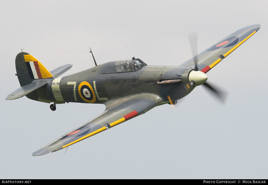 Aircraft Photo of G-BKTH / Z7015 | Hawker Sea Hurricane Mk1B | UK - Navy | AirHistory.net #86904