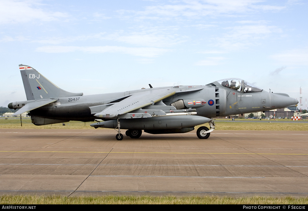 Aircraft Photo of ZD437 | British Aerospace Harrier GR9 | UK - Air Force | AirHistory.net #86905