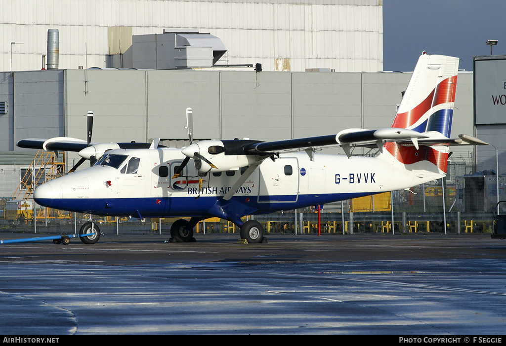 Aircraft Photo of G-BVVK | De Havilland Canada DHC-6-300 Twin Otter | British Airways | AirHistory.net #86939