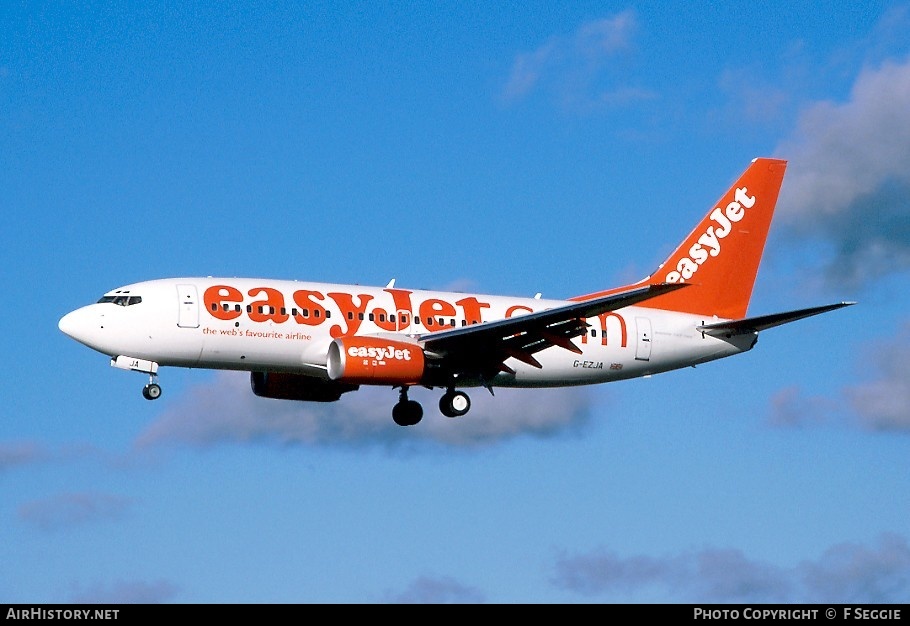 Aircraft Photo of G-EZJA | Boeing 737-73V | EasyJet | AirHistory.net #86947