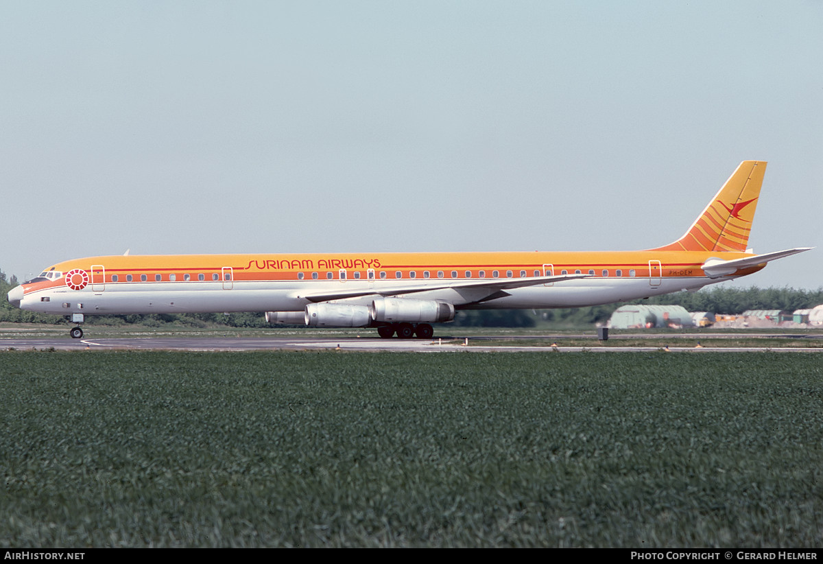 Aircraft Photo of PH-DEM | McDonnell Douglas DC-8-63 | Surinam Airways | AirHistory.net #86948