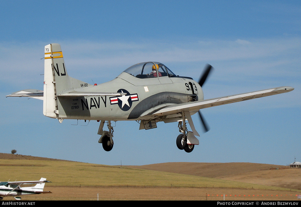 Aircraft Photo of VH-DUD / 137801 | North American T-28B Trojan | USA - Navy | AirHistory.net #86970