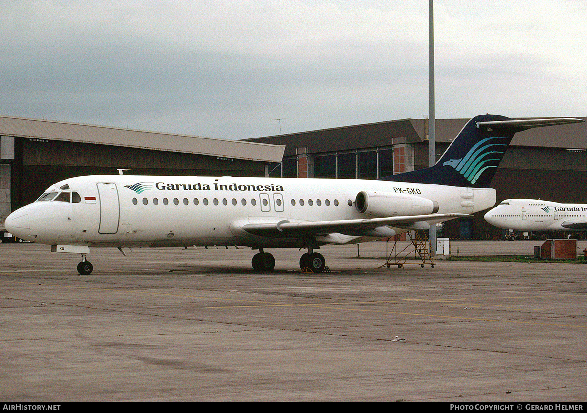 Aircraft Photo of PK-GKO | Fokker F28-4000 Fellowship | Garuda Indonesia | AirHistory.net #86971