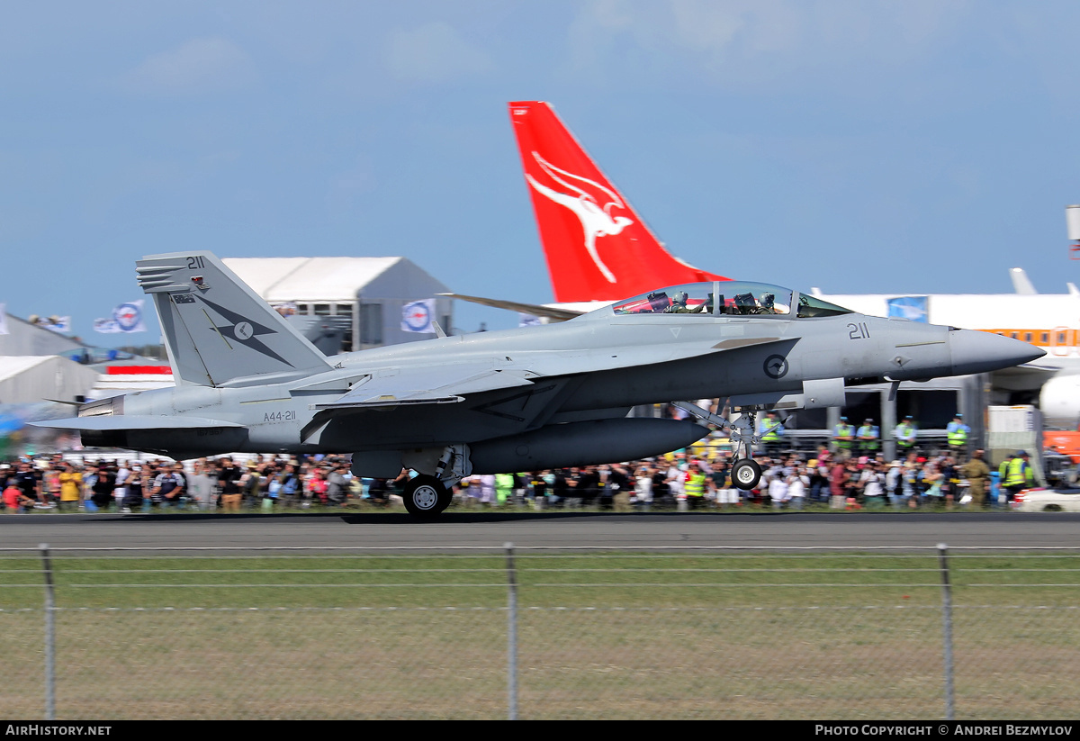 Aircraft Photo of A44-211 / 167967 | Boeing F/A-18F Super Hornet | Australia - Air Force | AirHistory.net #86978