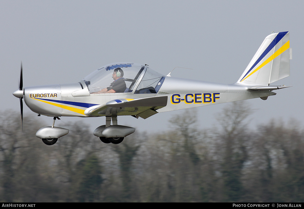 Aircraft Photo of G-CEBF | Evektor-Aerotechnik EV-97A Eurostar | AirHistory.net #86979