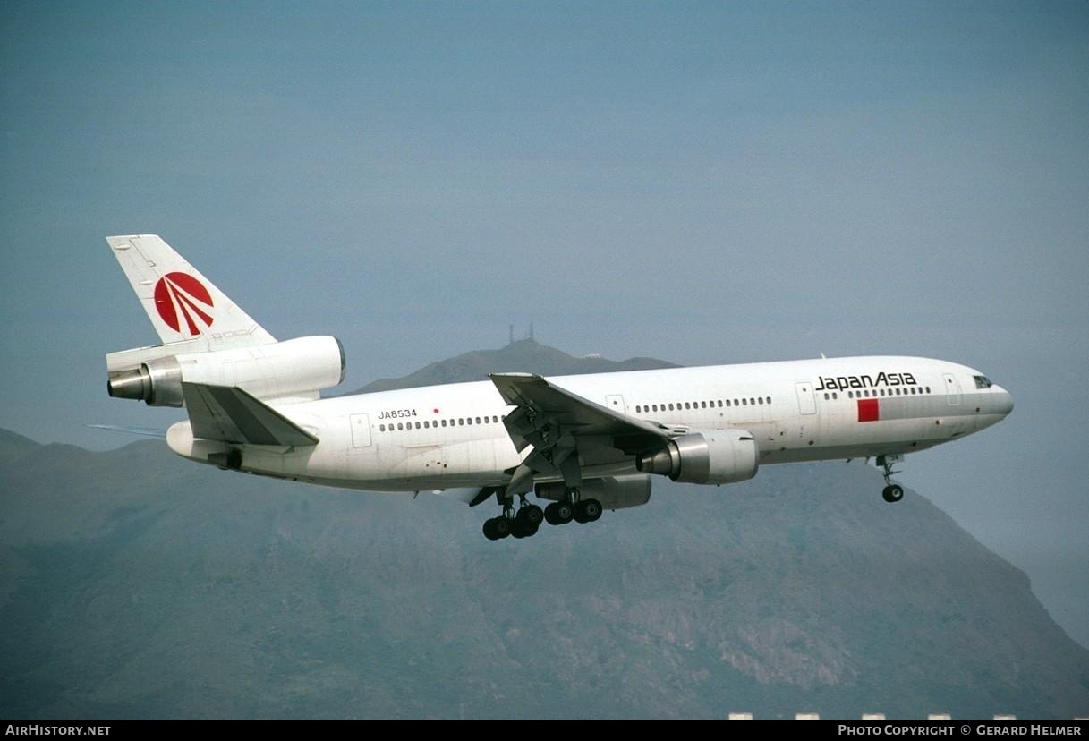 Aircraft Photo of JA8534 | McDonnell Douglas DC-10-40I | Japan Asia Airways - JAA | AirHistory.net #86993