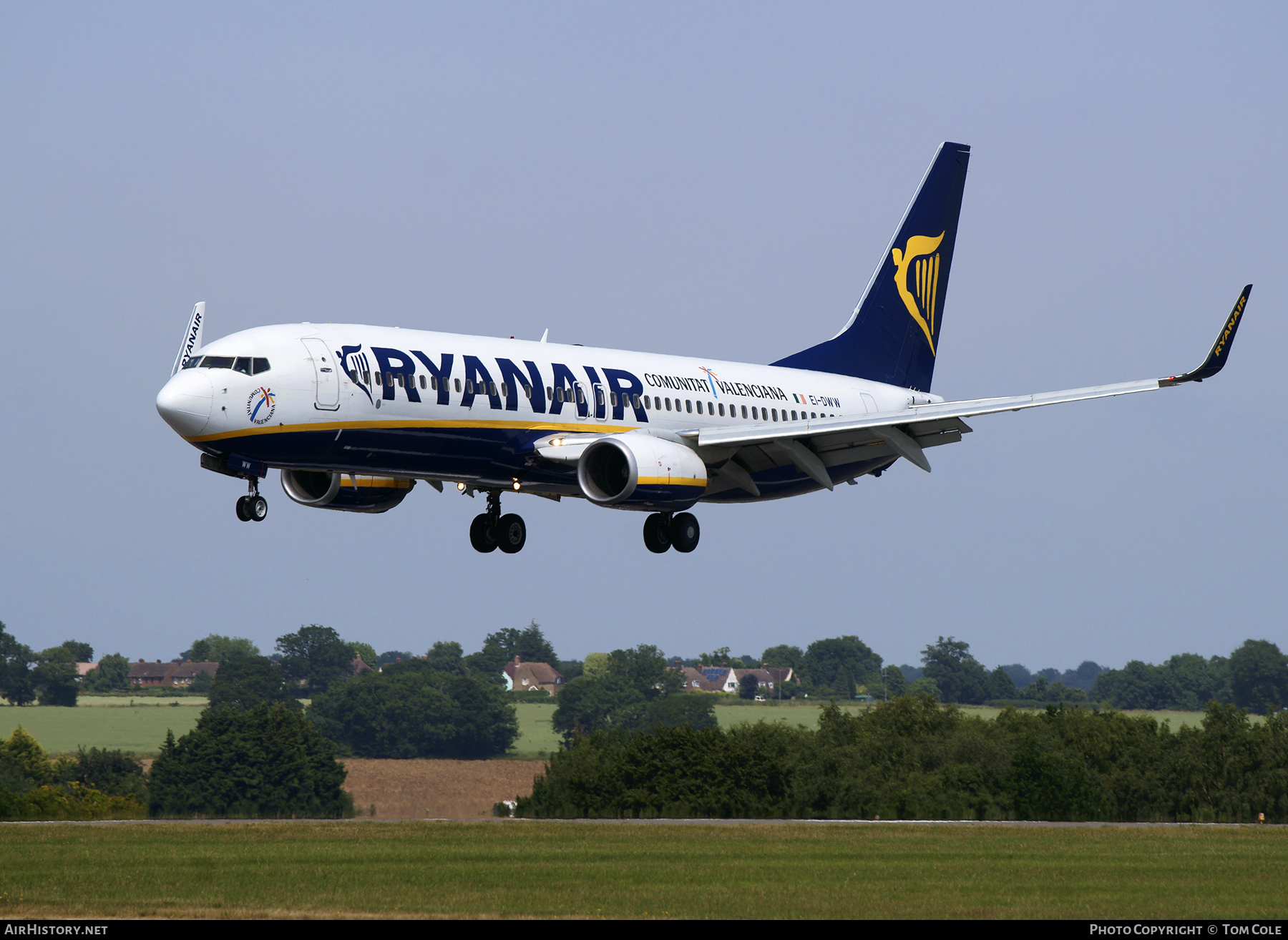 Aircraft Photo of EI-DWW | Boeing 737-8AS | Ryanair | AirHistory.net #86997