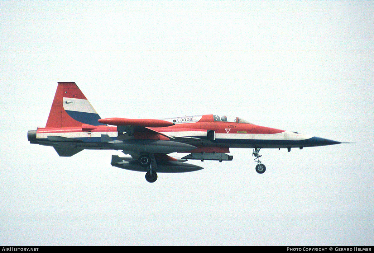 Aircraft Photo of K-3026 | Canadair NF-5A | Netherlands - Air Force | AirHistory.net #87002