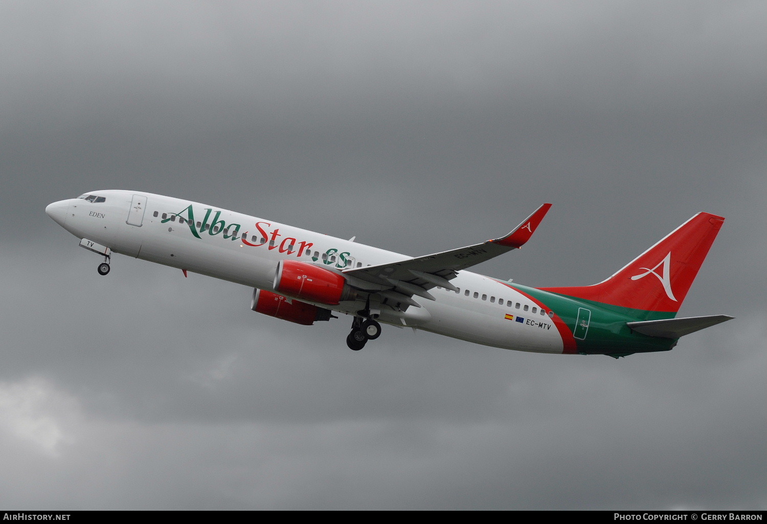 Aircraft Photo of EC-MTV | Boeing 737-8K5 | AlbaStar | AirHistory.net #87035