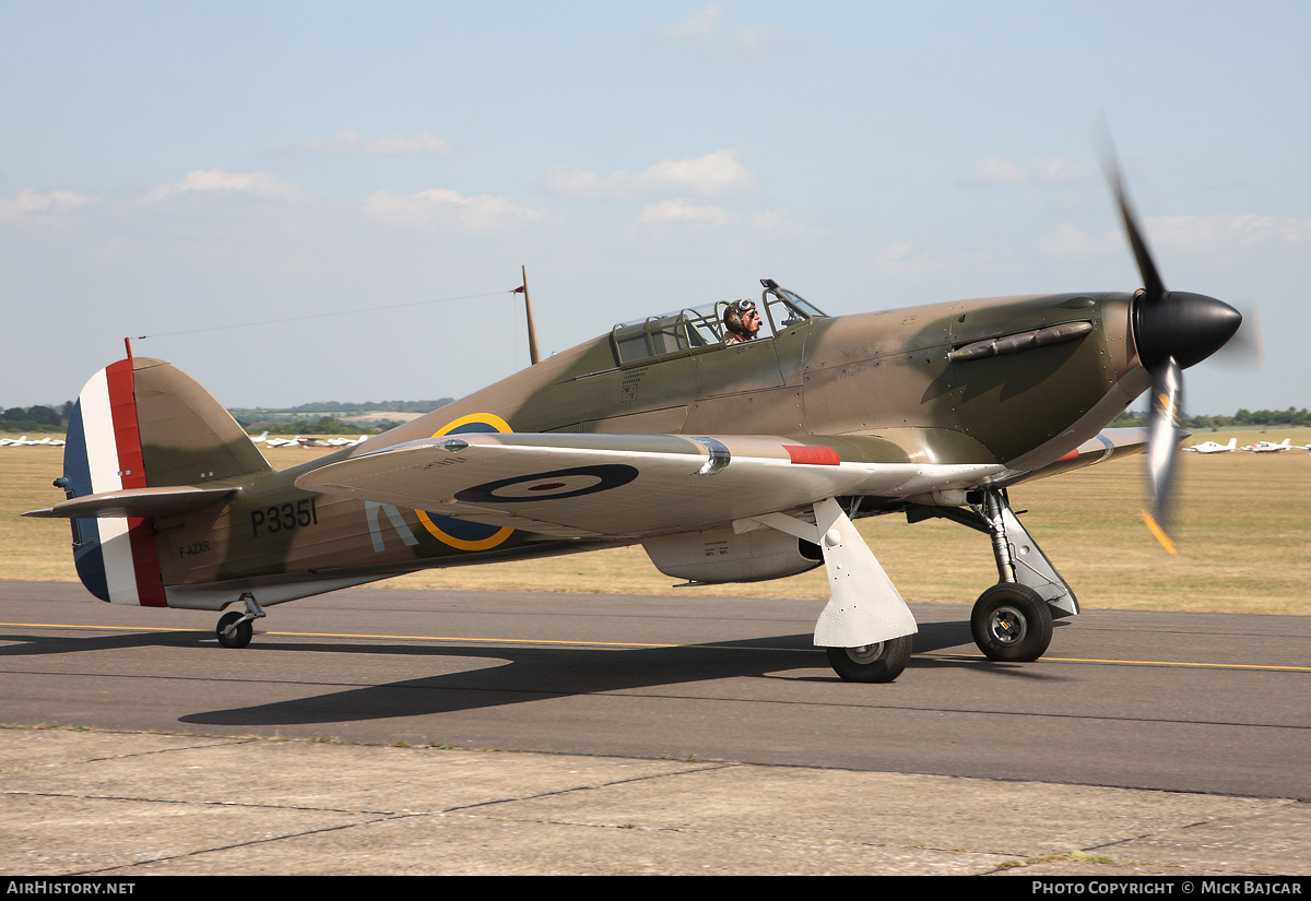 Aircraft Photo of F-AZXR / P3351 | Hawker Hurricane Mk2A | UK - Air Force | AirHistory.net #87038