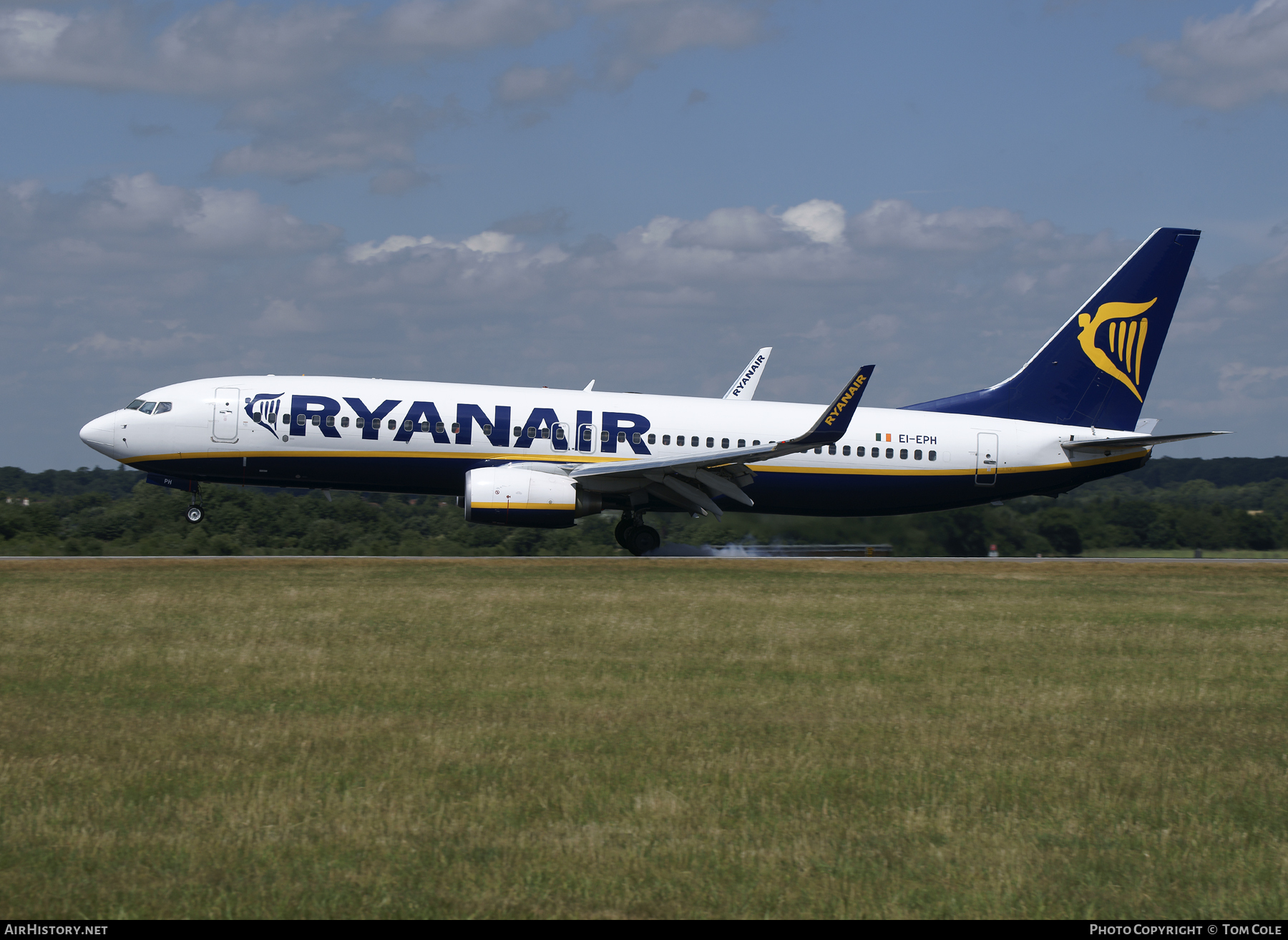Aircraft Photo of EI-EPH | Boeing 737-8AS | Ryanair | AirHistory.net #87039