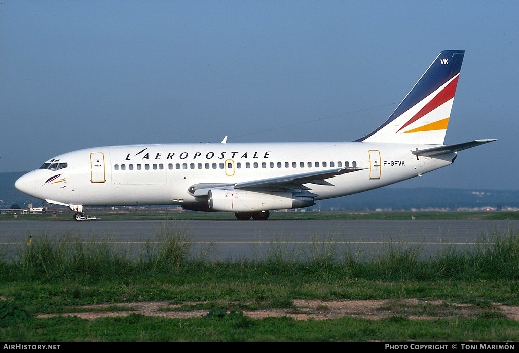 Aircraft Photo of F-GFVK | Boeing 737-242C | L'Aeropostale | AirHistory.net #87085