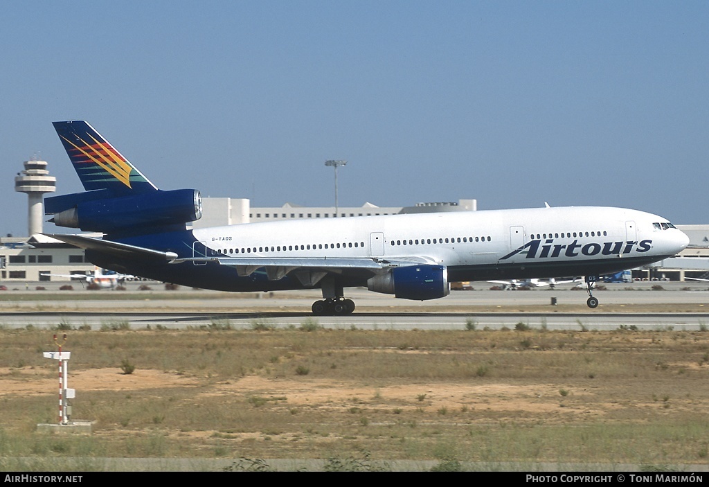 Aircraft Photo of G-TAOS | McDonnell Douglas DC-10-10 | Airtours International | AirHistory.net #87086