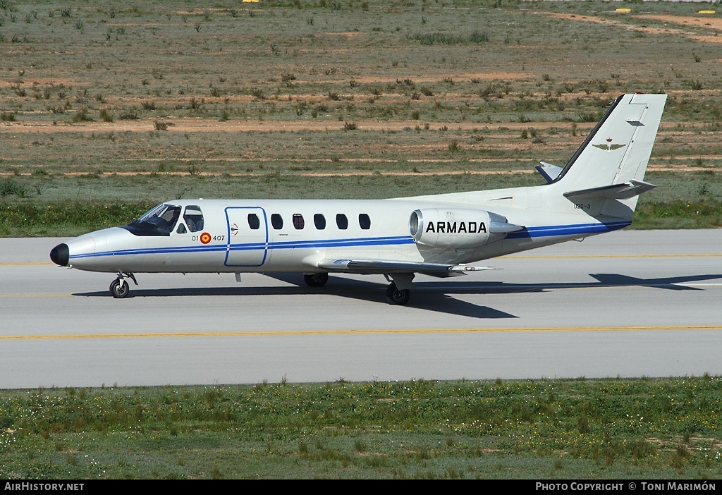 Aircraft Photo of U.20-3 | Cessna 550 Citation II | Spain - Navy | AirHistory.net #87088