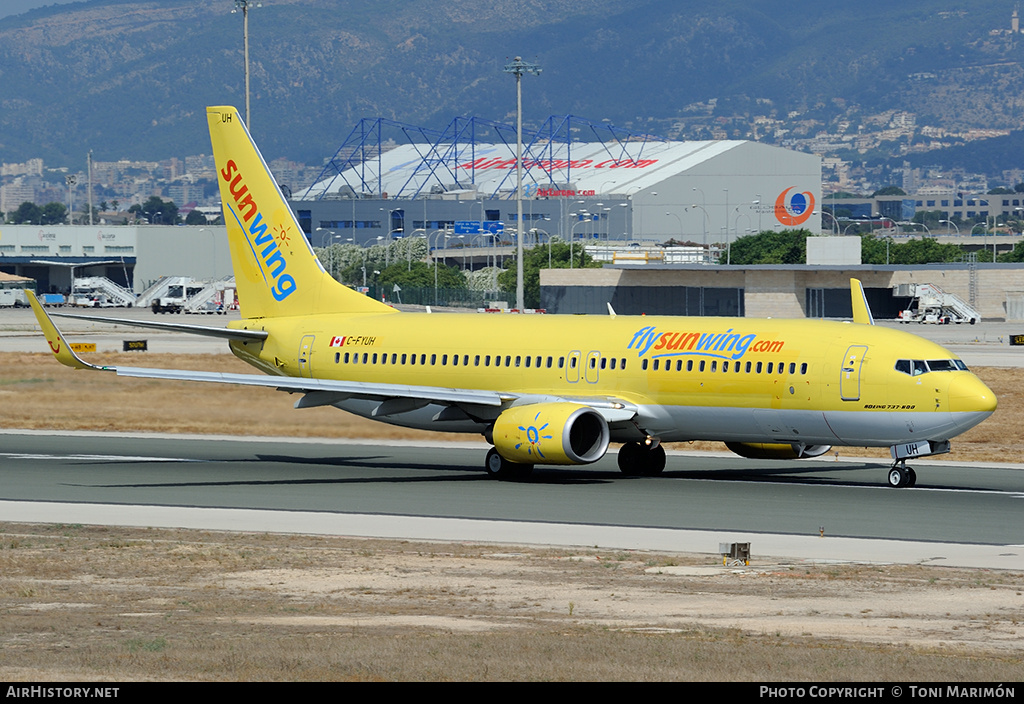 Aircraft Photo of C-FYUH | Boeing 737-8K5 | Sunwing Airlines | AirHistory.net #87089