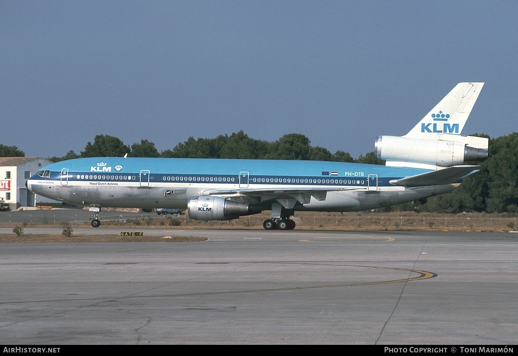 Aircraft Photo of PH-DTB | McDonnell Douglas DC-10-30 | KLM - Royal Dutch Airlines | AirHistory.net #87094