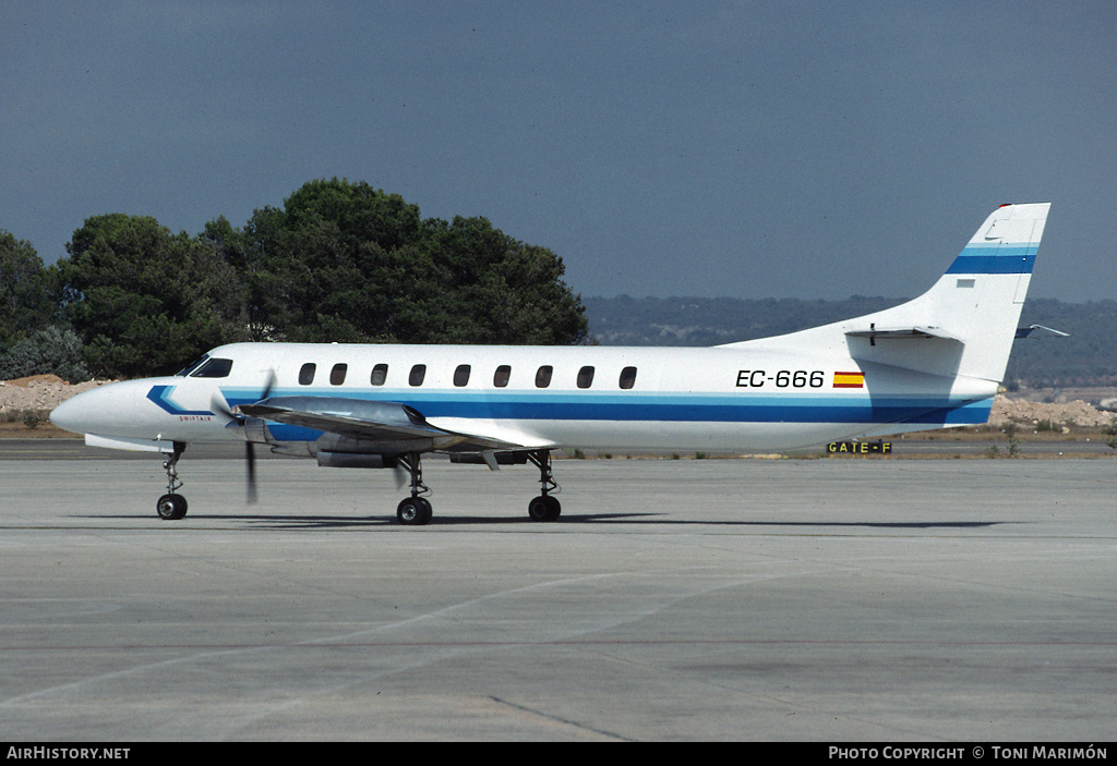 Aircraft Photo of EC-666 | Swearingen SA-226TC Metro II | Swiftair | AirHistory.net #87098