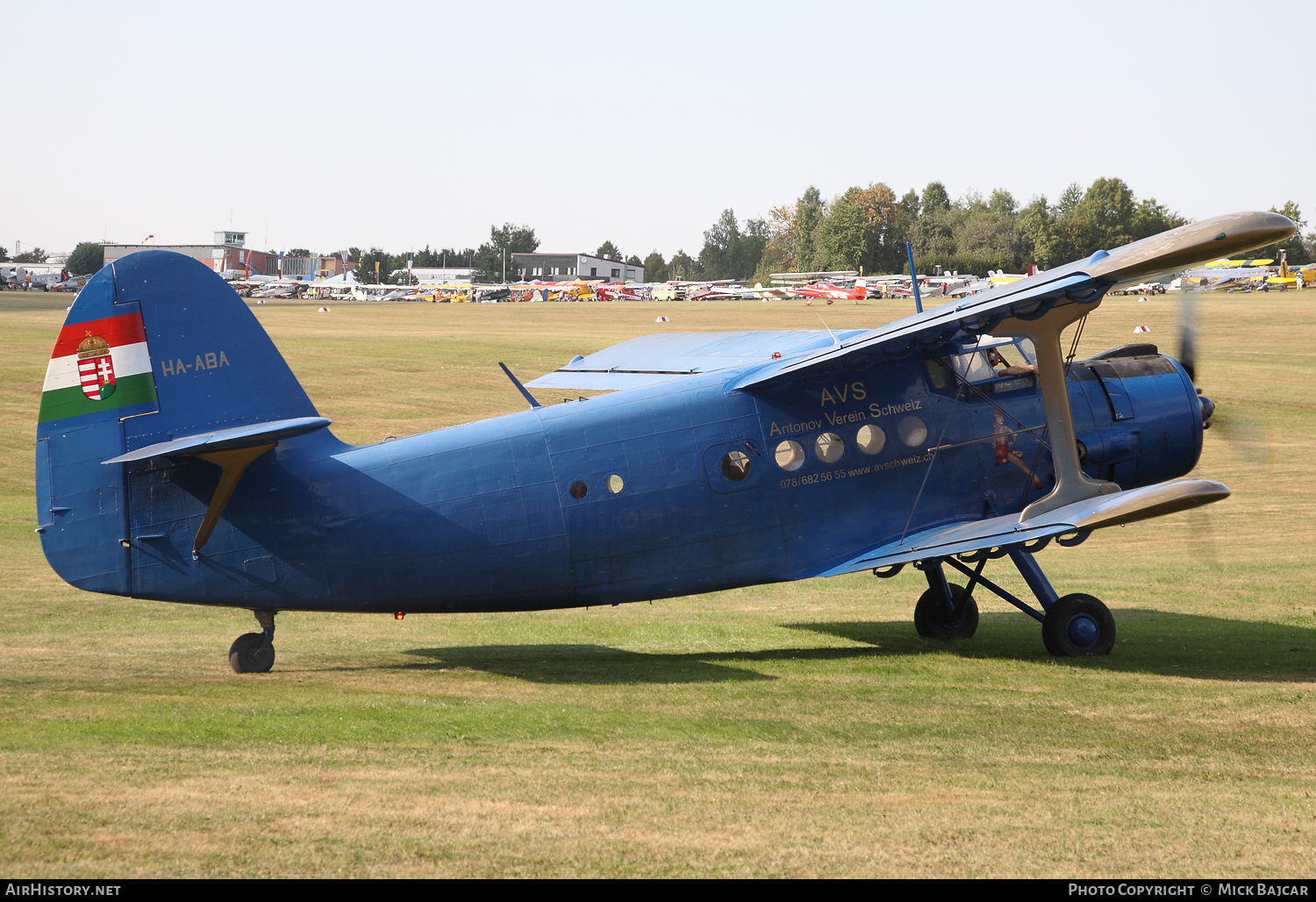 Aircraft Photo of HA-ABA | Antonov An-2P | Antonov Verein Schweiz | AirHistory.net #87101