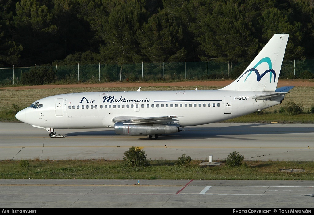 Aircraft Photo of F-GOAF | Boeing 737-242C | Air Méditerranée | AirHistory.net #87122