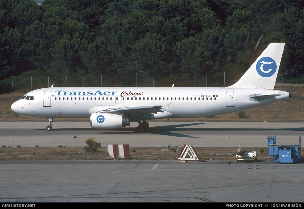 Aircraft Photo of EI-TLS | Airbus A320-231 | TransAer Cologne | AirHistory.net #87130