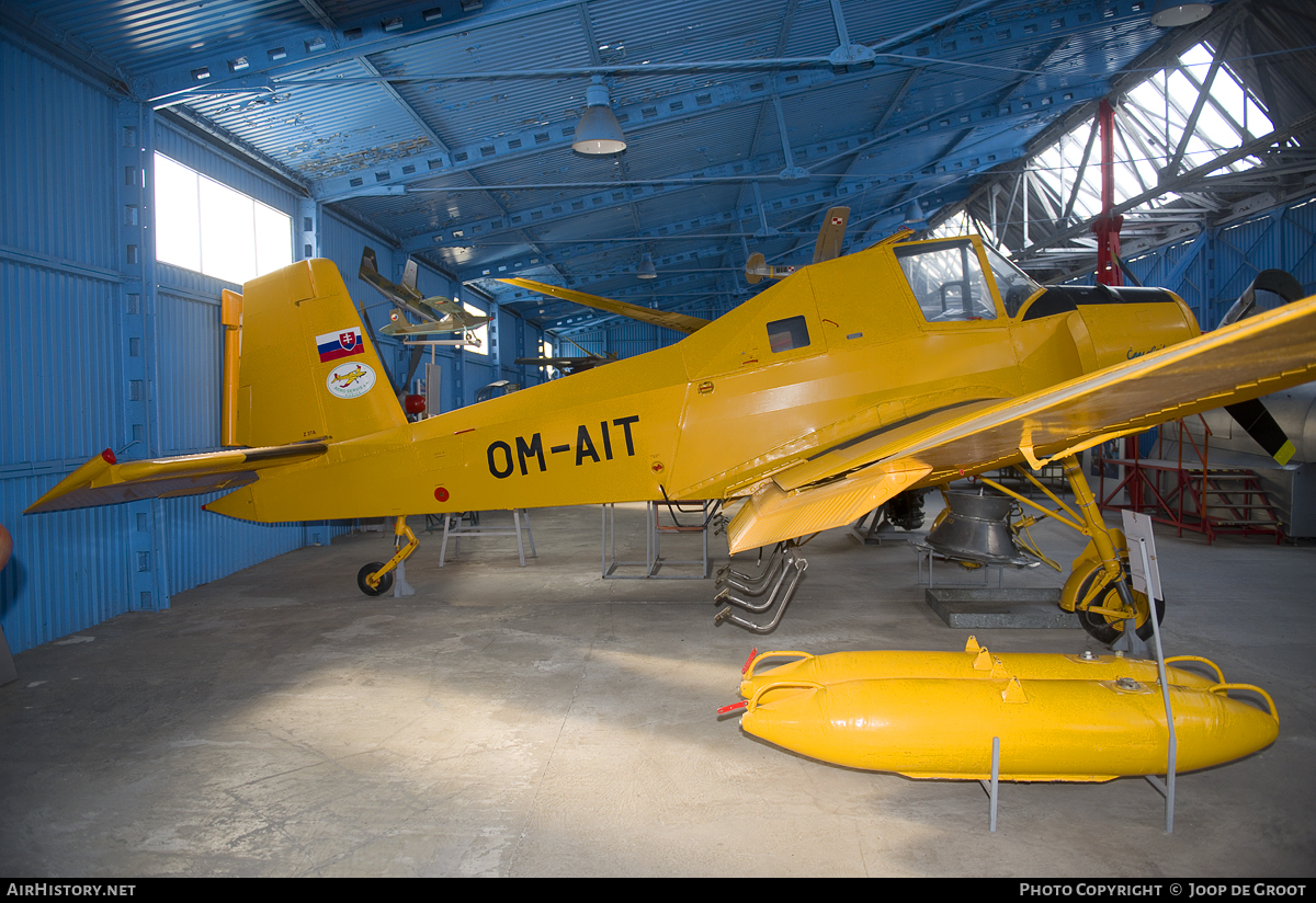 Aircraft Photo of OM-AIT | Let Z-37A Cmelak | Aeroservis Kosice | AirHistory.net #87133