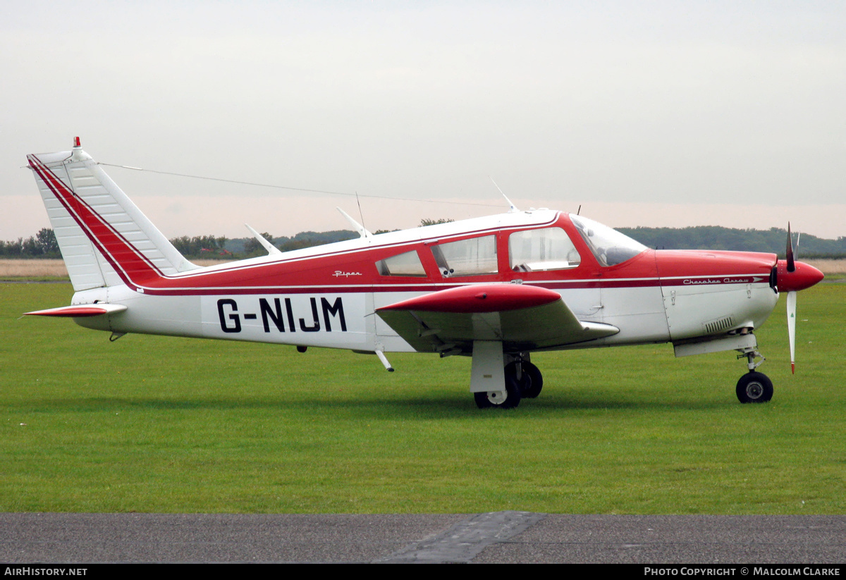 Aircraft Photo of G-NIJM | Piper PA-28R-180 Cherokee Arrow | AirHistory.net #87140
