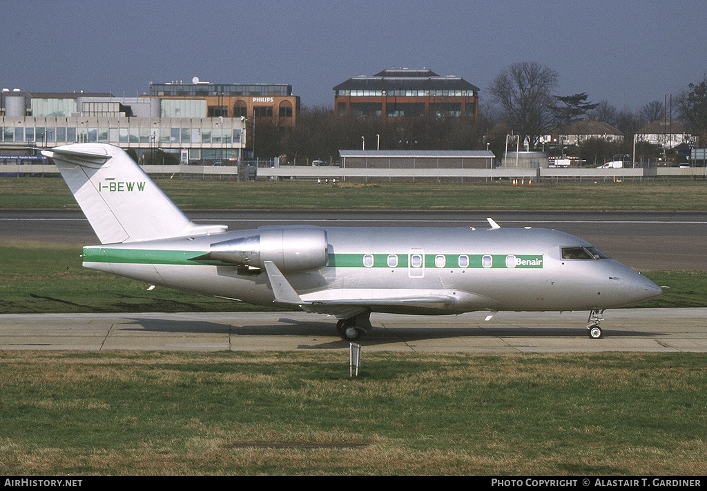 Aircraft Photo of I-BEWW | Canadair Challenger 601-3A (CL-600-2B16) | Benair | AirHistory.net #87144